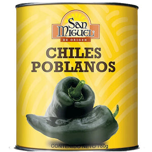 SAN MIGUEL Whole Poblano Peppers 780g