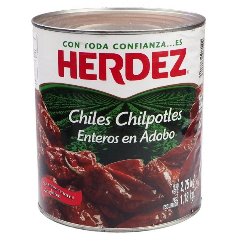Herdez Chipotle chilli in Adobo Sauce 2.75Kg