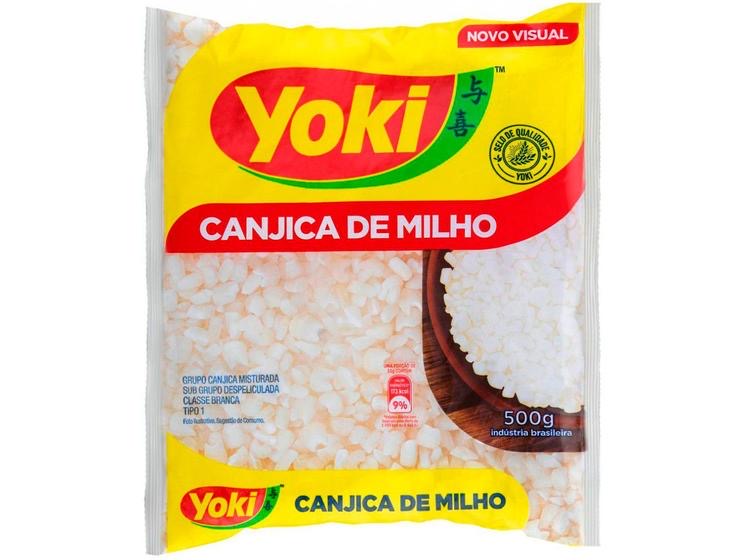YOKI Hulled White corn -Canjica Branca 400g