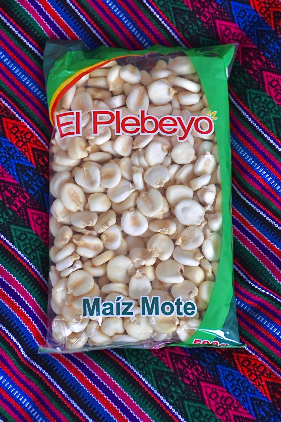 El Plebeyo White Hominy (Mote) 500g